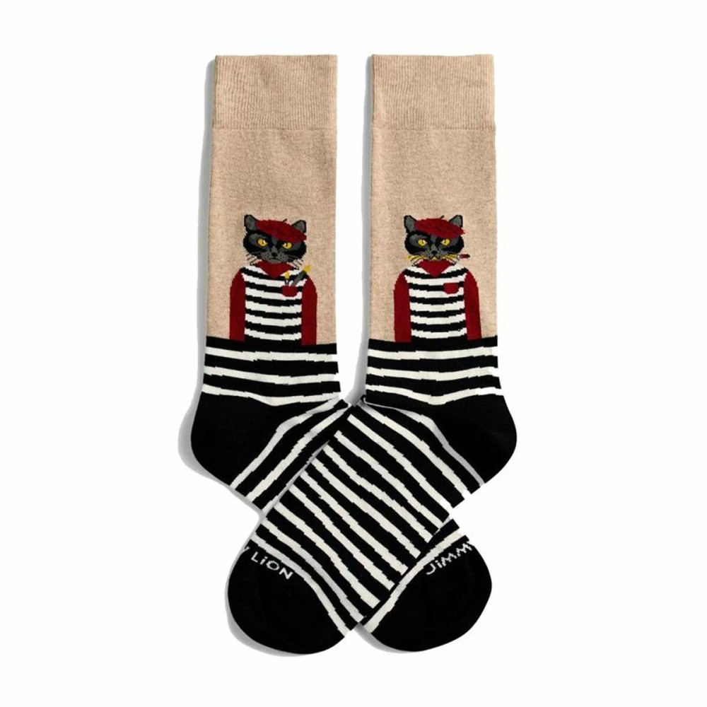 Chaussettes de Sport Jimmy Lion Beige