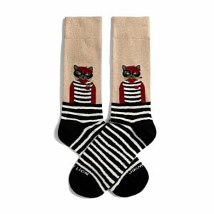 Sports Socks Jimmy Lion Beige