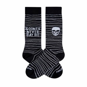 Sports Socks Jimmy Lion Goonies Never Say Die Black