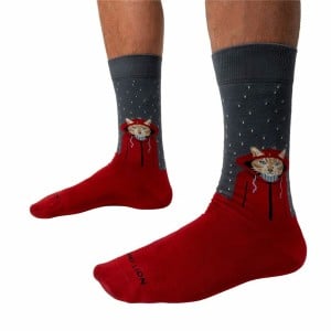 Sportsocken Jimmy Lion Raining Cat Braun