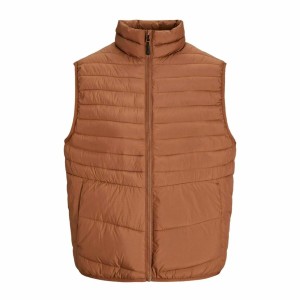 Men's Sports Gilet Jack & Jones Jjben Square Mocha Bisque