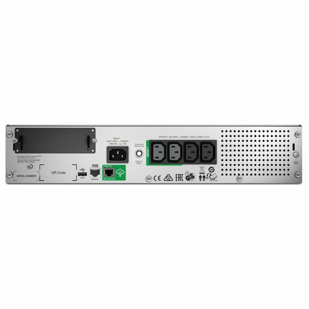 Unterbrechungsfreies Stromversorgungssystem Interaktiv USV APC SMT750RMI2UC 500 W 750 VA