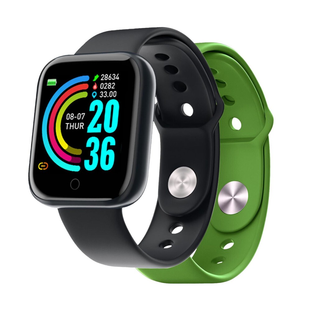 Montre intelligente Celly TRAINERBEATGN Noir Vert