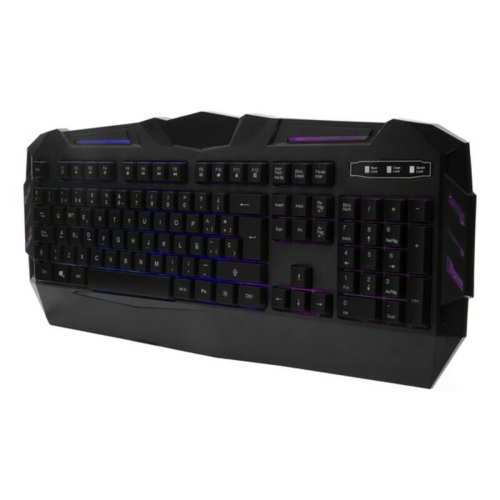 Clavier pour jeu CoolBox DeepColorKey Noir QWERTY