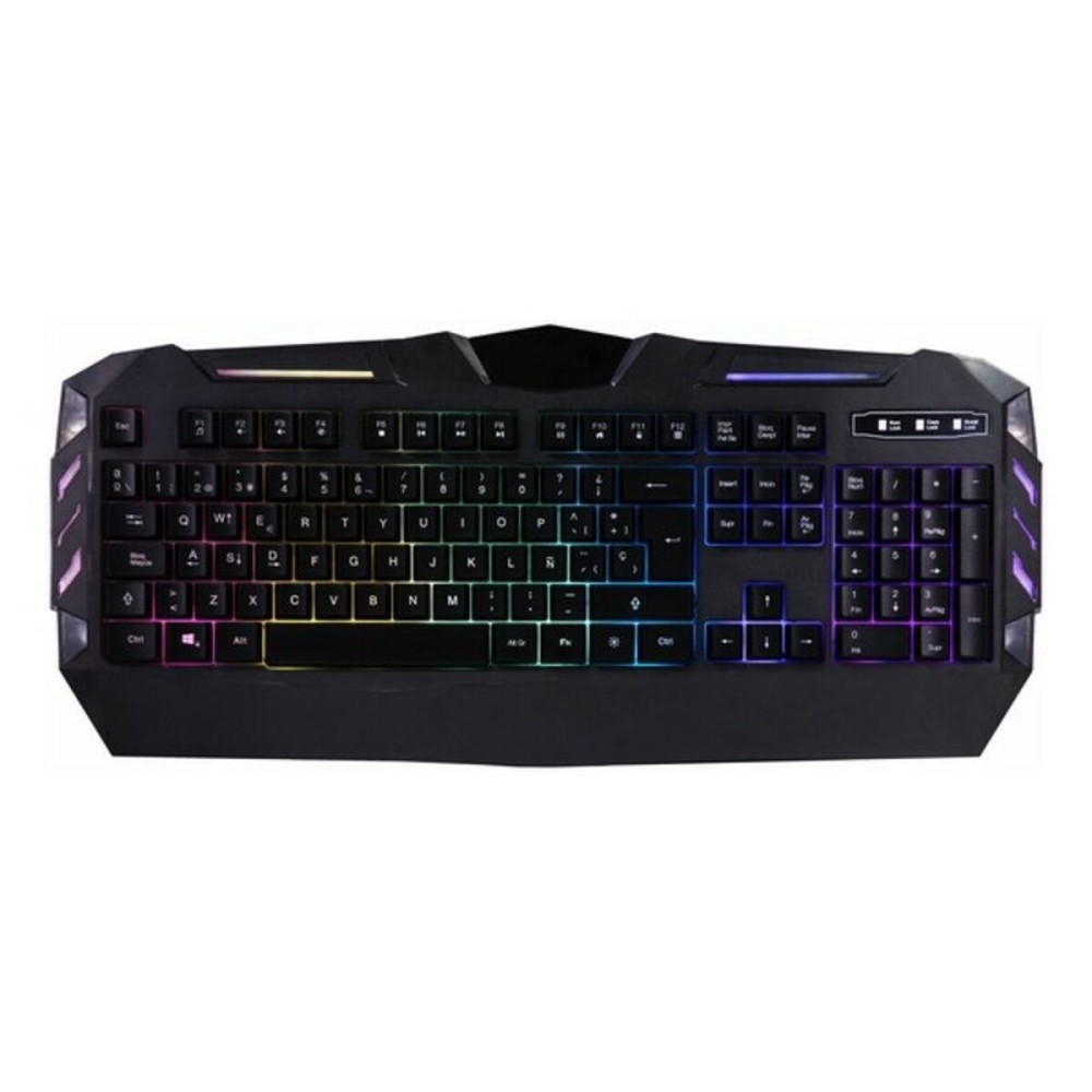 Clavier pour jeu CoolBox DeepColorKey Noir QWERTY