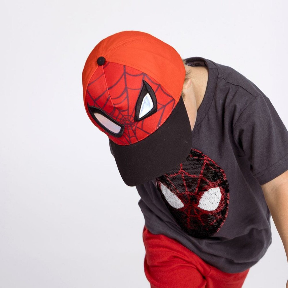 Child Cap Spider-Man Red