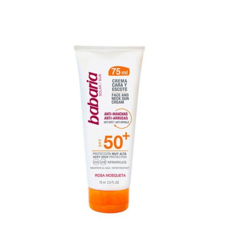 Fluide Solaire Anti-Tâches Cara & Escote Babaria 8410412029889 SPF 50+ (75 ml) SPF 50+ 75 ml