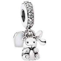 Woman's charm link Pandora BABY TEDDY BEAR