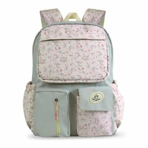 School Bag Decuevas Multicolour Flowers 40 x 18 x 30 cm