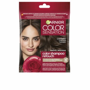 Shampoo Färbung Garnier COLOR SENSATION Kastanie Nº 4.0 Semi-permanent