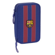 Plumier double F.C. Barcelona Rouge Blue marine 12.5 x 19.5 x 4 cm (28 Pièces)