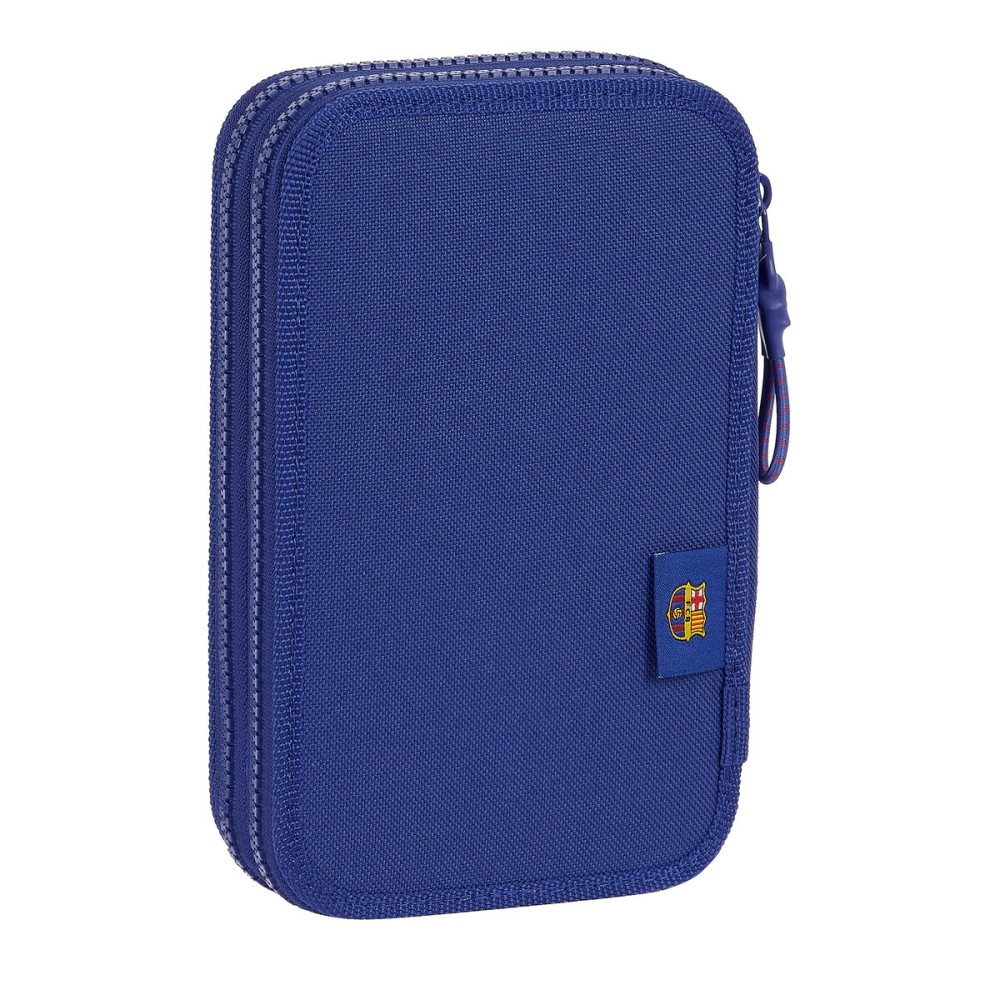 Plumier double F.C. Barcelona Rouge Blue marine 12.5 x 19.5 x 4 cm (28 Pièces)