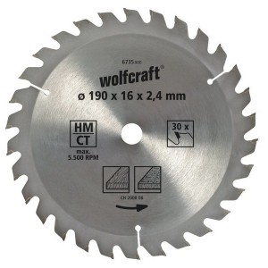 Trennscheibe Wolfcraft 6733000 160 x 2,4 mm