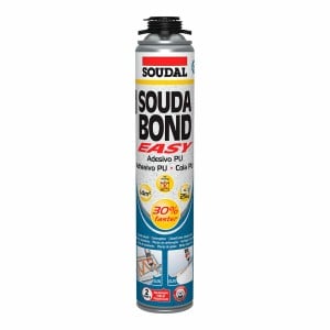 Mousse Soudal SoudaBond Easy Polyuréthane Revolver 750 ml