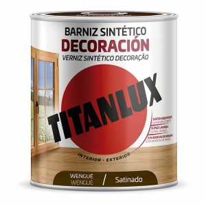 Synthetischer Lack Titanlux m11100734 Dekoration Satin Wengue 750 ml