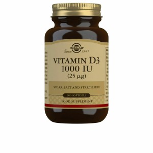 Vitamine D3 (huile de foie de poisson et cholécalciférol) Solgar 1000 iu (100 Capsules)