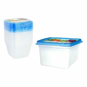 Set of 9 lunch boxes Privilege 49792 Multicolour 550 ml 24 Units