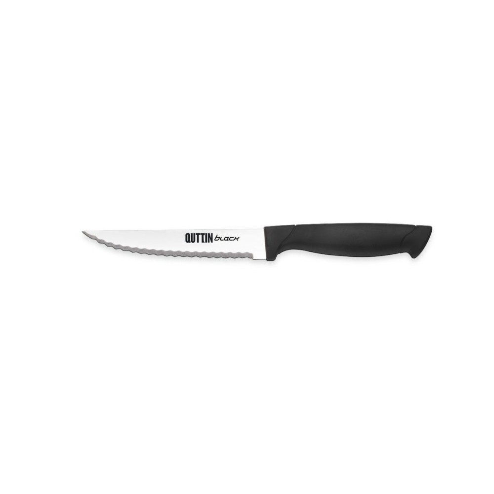 Couteau dentelé Quttin Black 11 cm (36 Unités)