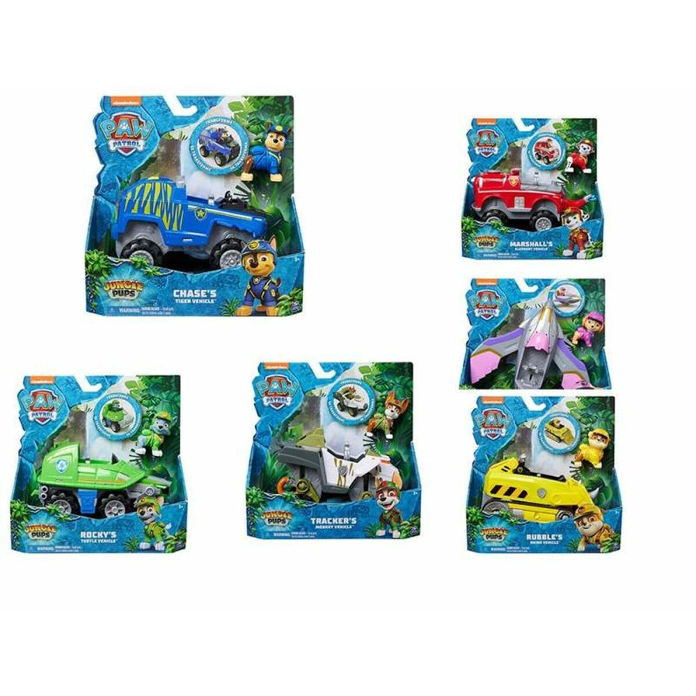 Spielzeugauto The Paw Patrol Jungle Bunt Schwarz/Blau