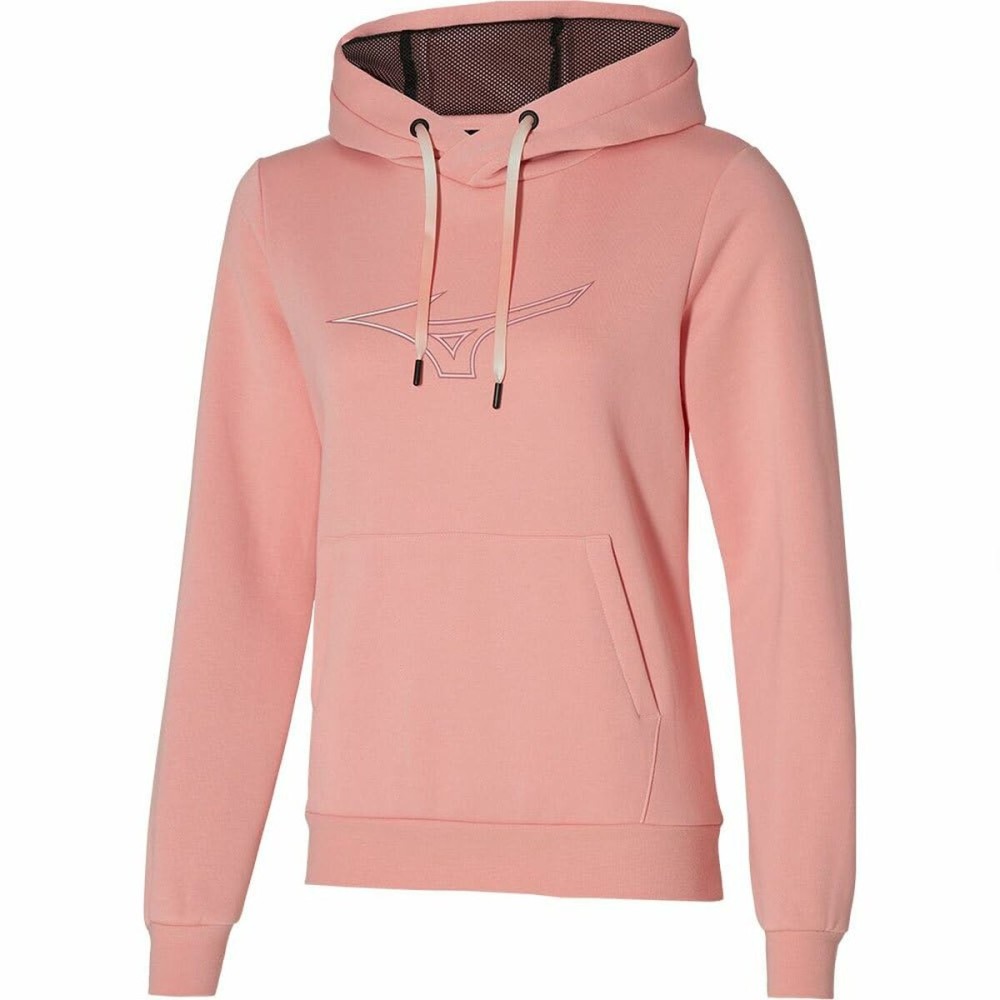 Damen Sweater mit Kapuze Mizuno Rosa