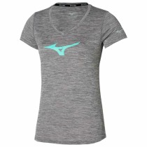 Damen Kurzarm-T-Shirt Mizuno Grau