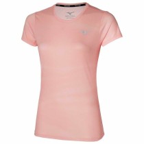 Damen Kurzarm-T-Shirt Mizuno Rosa