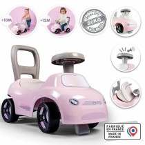 Rutschauto Smoby Schwarz Rosa 2-in-1