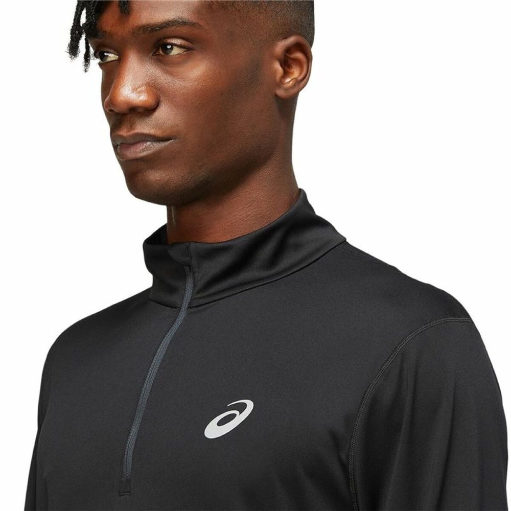 T-shirt à manches longues homme Asics Core 1/2 Noir Avec fermeture éclair