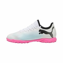 Chaussures de Futsal pour Enfants Puma Future 7 Play Blanc Enfant Unisexe