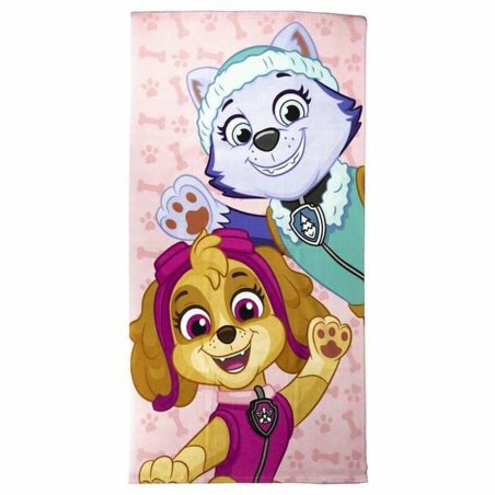 Beach Towel The Paw Patrol Pink 70 x 140 cm Microfibre