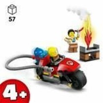 Playset Lego 60410 Fire Rescue Motorcycle 57 Pièces