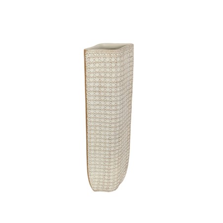 Blumenvase Romimex Creme Harz 17 x 48 x 11 cm