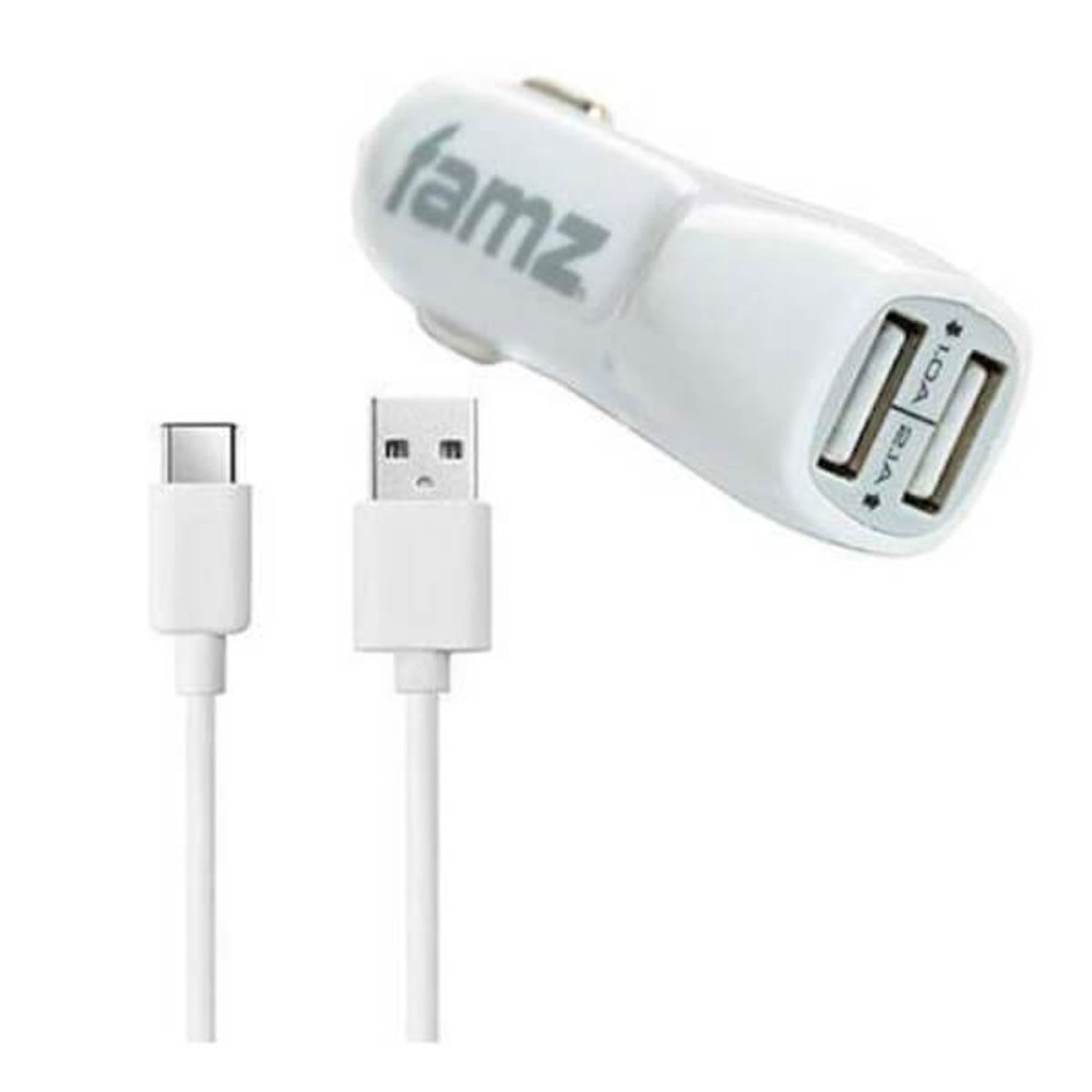 Car Charger Famz White