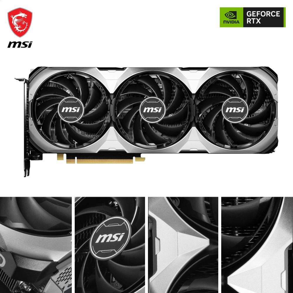 Carte Graphique MSI VGAMISNVDM216 GEFORCE RTX 4070 RTX 4070 SUPER 12 GB GDDR6 GDDR6X