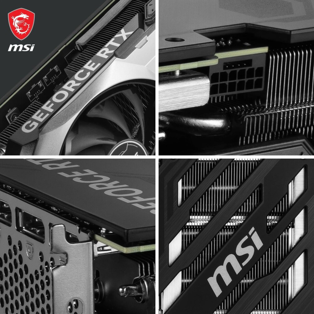 Carte Graphique MSI VGAMISNVDM216 GEFORCE RTX 4070 RTX 4070 SUPER 12 GB GDDR6 GDDR6X