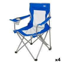 Camping Klappstuhl Aktive Blau Grau 46 x 82 x 46 cm (4 Stück)