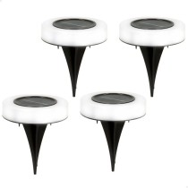 Set de bornes de jardin solaires Aktive 4 Pièces ABS 10,5 x 12,5 x 10,5 cm (6 Unités)