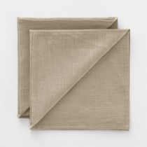 Servietten Belum Bunt Taupe Leinen 50 x 50 cm 2 Stück