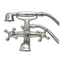 Dusche Säule Rousseau Beverley Metall Messing 15 cm Bimando-Hahn