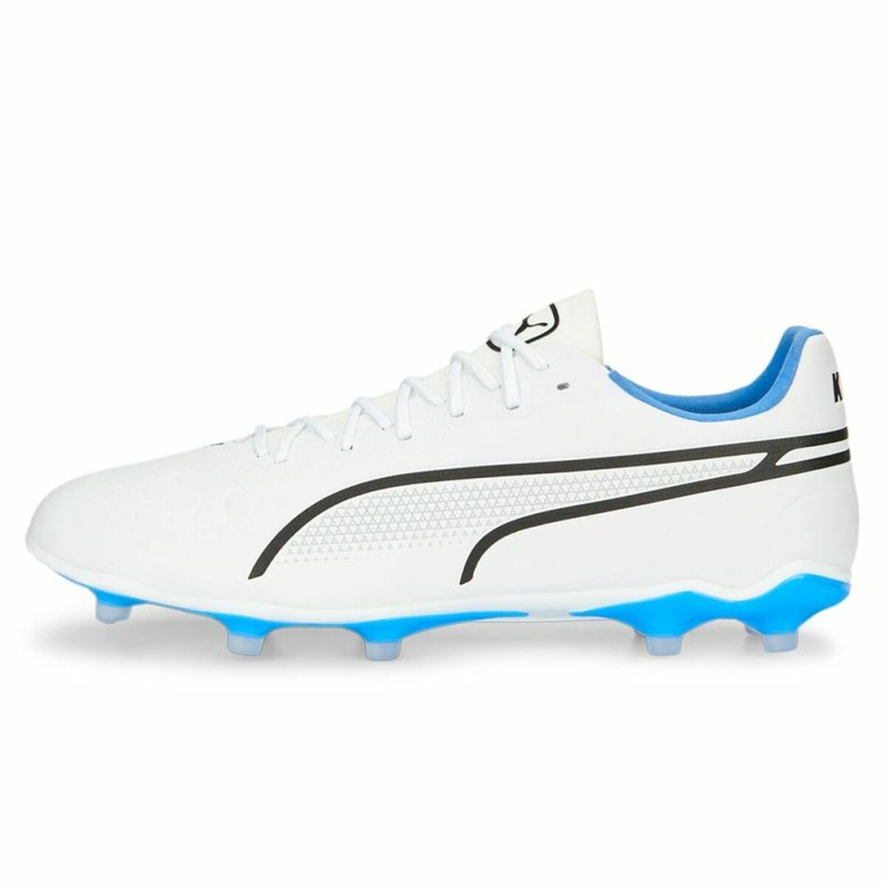 Chaussures de foot pour Enfants Puma Ultra 5 Match It + Mid Blanc