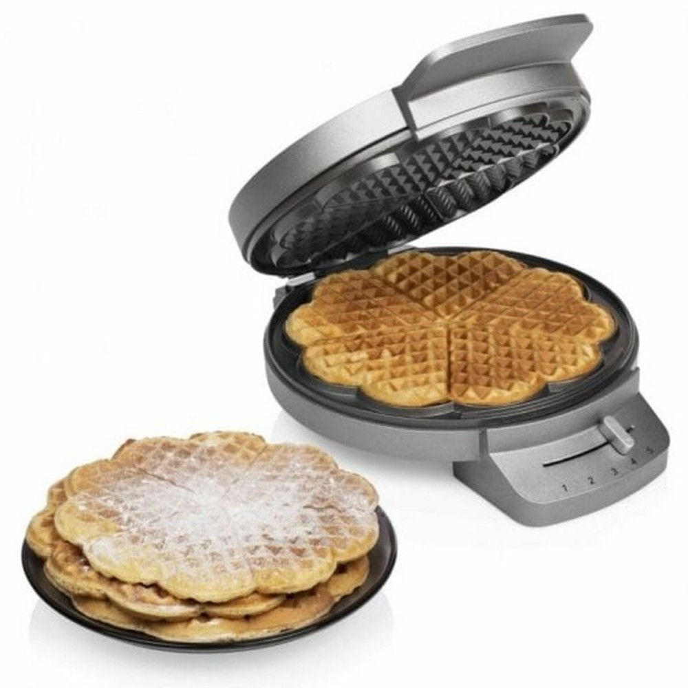 Waffeleisen Princess 01.132380.01.001 1200 W Schwarz Silberfarben Stahl