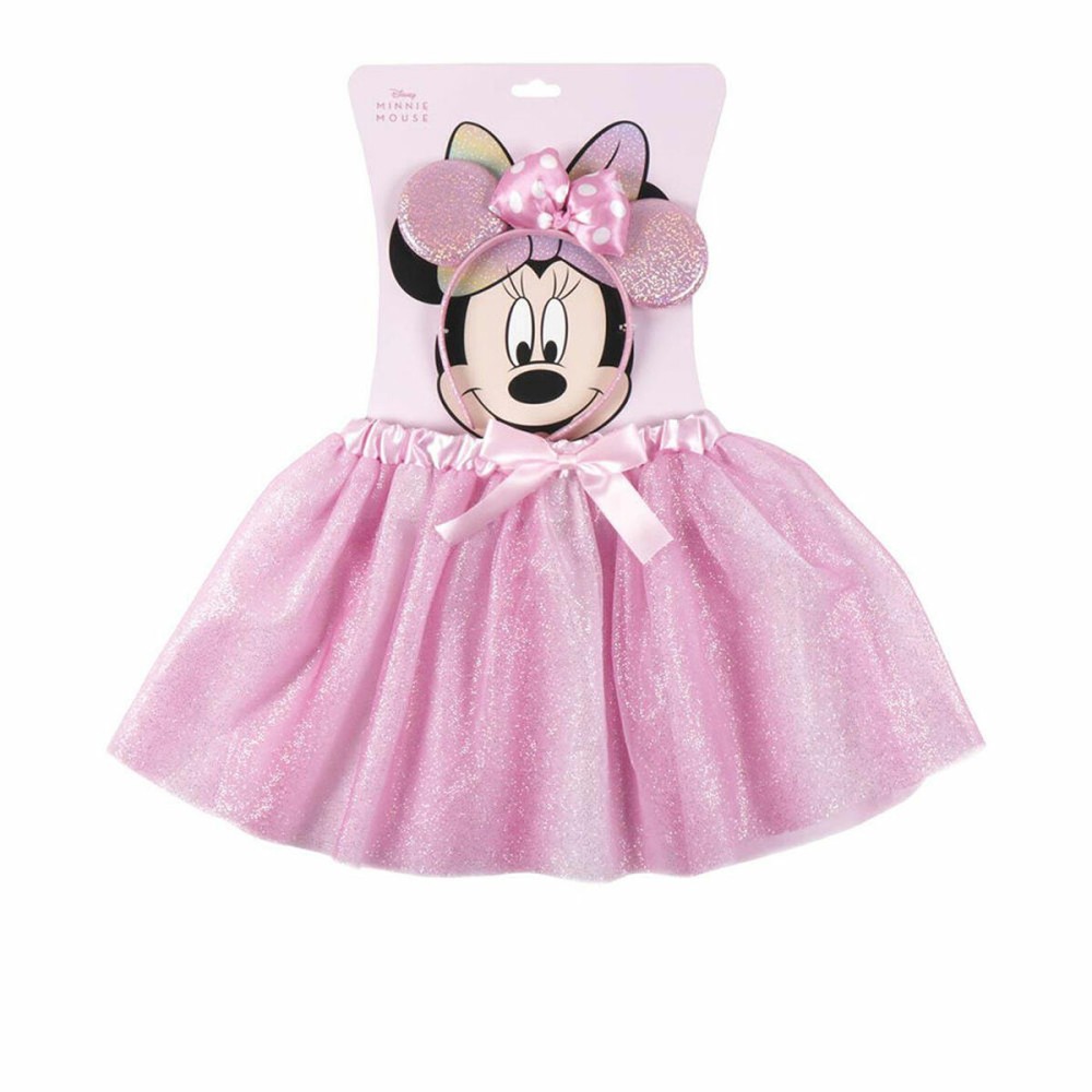 Children's costume Disney Fantasia Pink Minnie Mouse (2 Pieces)