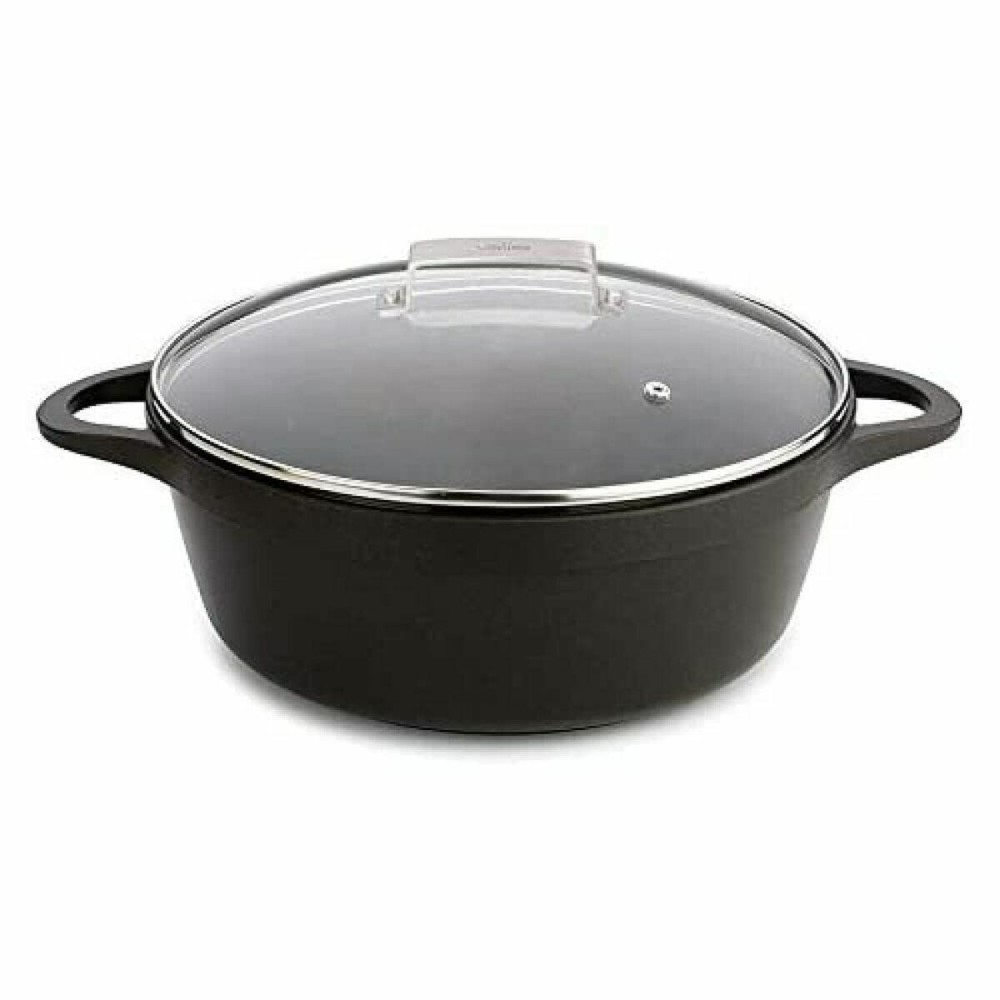 Casserole with lid Valira 4142/25 Black