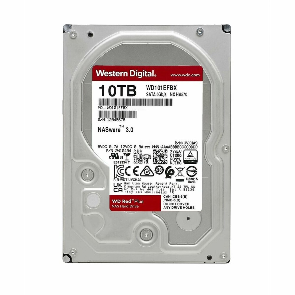 Hard Drive Western Digital WD101EFBX NAS