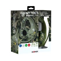 Headphones with Microphone KONIX KX MY UNIV NEMESIS CAMO Black Multicolour