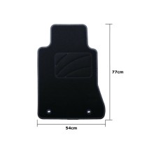 Car Floor Mat Set OCC Motorsport OCCMC0043GD Mercedes W124 Clase E Sedan 5 Pieces