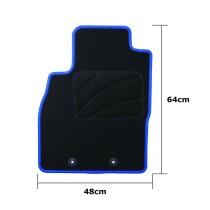 Car Floor Mat Set OCC Motorsport OCCOP0003BL OPEL Ampera 5 Pieces