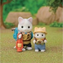 Playset Sylvanian Families Son and Baby Cat Latte - Secret Forest Adventure