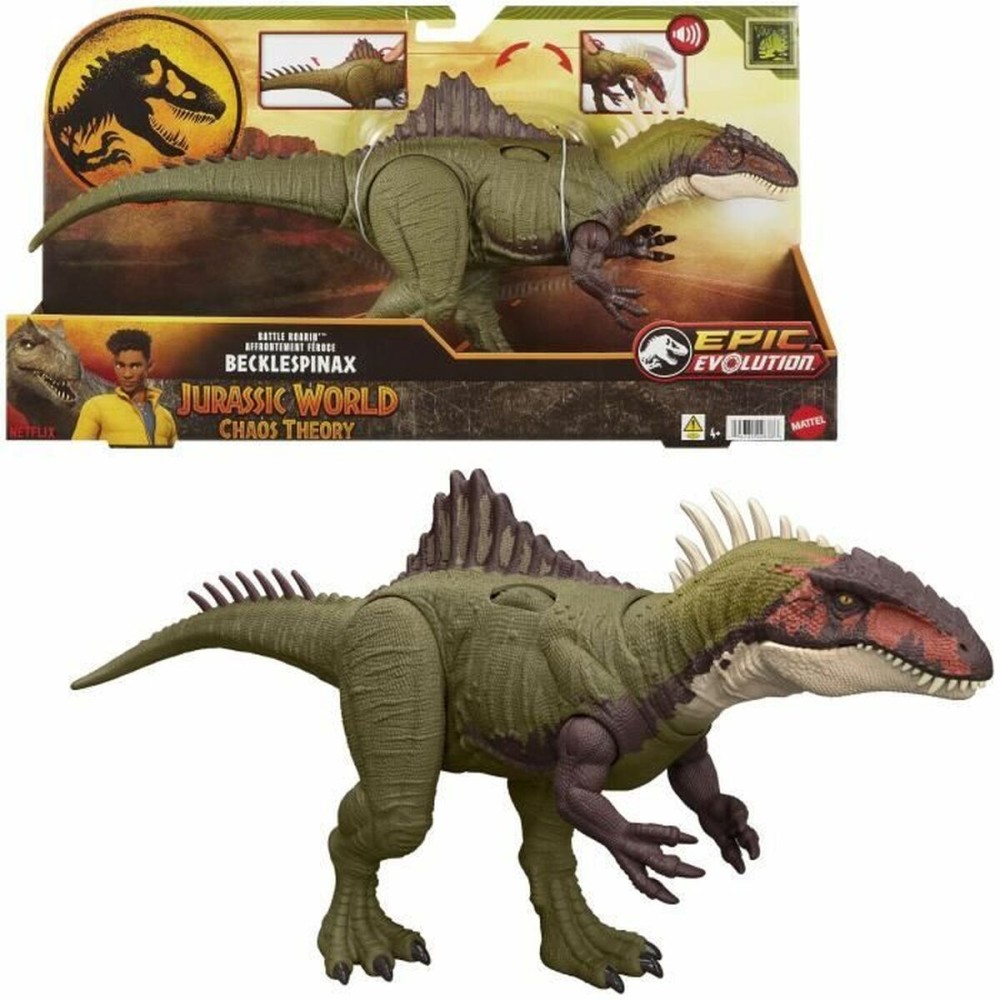 Actionfiguren Jurassic World Becklespinax HXF52 Dinosaurier Sound