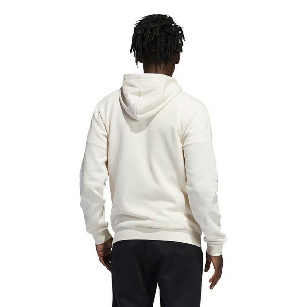 Herren Sweater mit Kapuze Adidas Connected Through Sport Beige